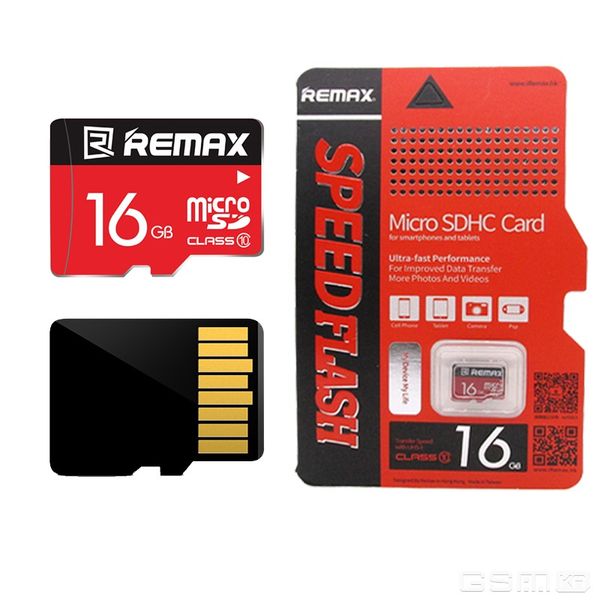 Remax microSDHC 16Gb (Class 10) 11588 фото