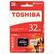 Toshiba 32 GB microSDHC Class 10 UHS-I U3 Exceria + SD adapter THN-M302R0320EA 12238 фото 2
