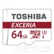 Toshiba microSD-Card EXCERIA M302 64GB+ адаптер THN-M302R0640EA 11341 фото 1