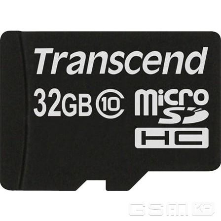 Transcend 32 GB microSDHC class 10 TS32GUSDC10 11355 фото