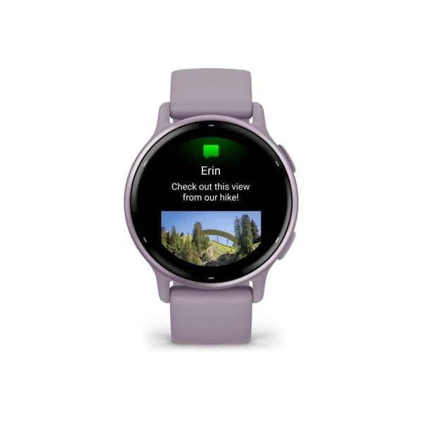 Смарт-годинник Garmin vivoactive 5 Metallic Orchid Aluminum Bezel with Orchid Case and Silicone (010-02862-13/53) 16589 фото