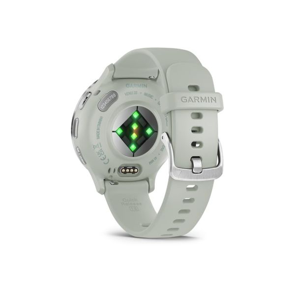 Смарт-годинник Garmin Venu 3S Silver S. Steel Bezel w. Sage Gray Case and S. Band (010-02785-01/51) 16592 фото