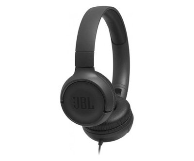 Навушники з мікрофоном JBL Tune 500 Black (JBLT500BLK) 16660 фото